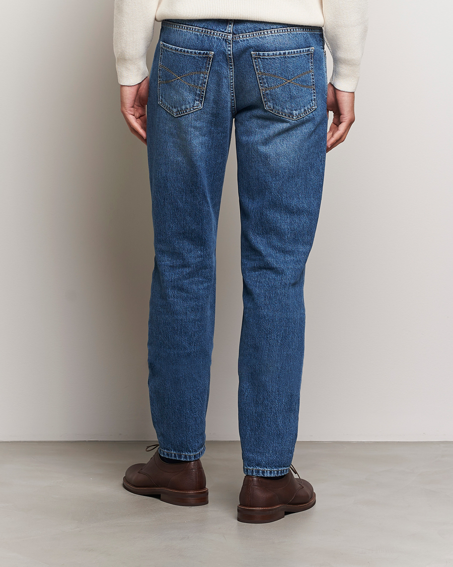 Men | Jeans | Brunello Cucinelli | Traditional Fit Jeans Stone Wash