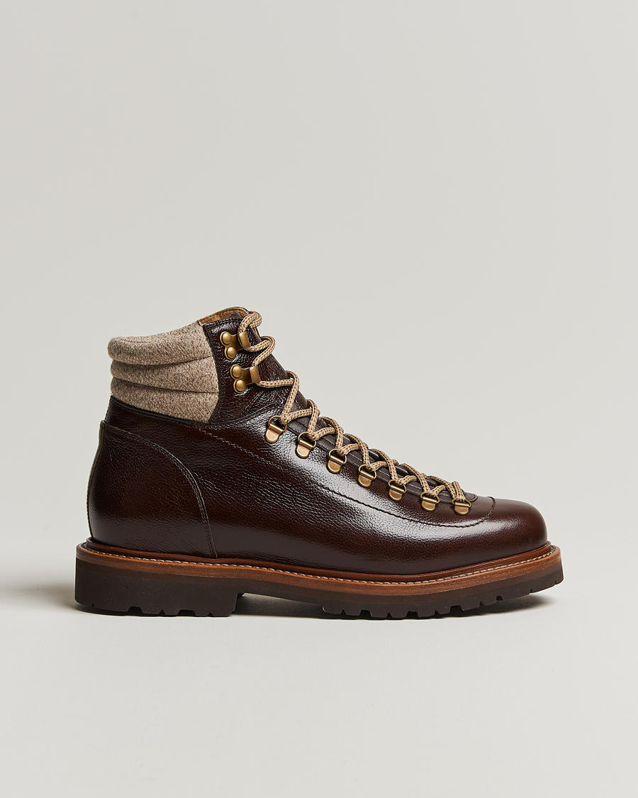Men | Brunello Cucinelli Winter Boots Dark Brown Calf | Brunello Cucinelli | Winter Boots Dark Brown Calf