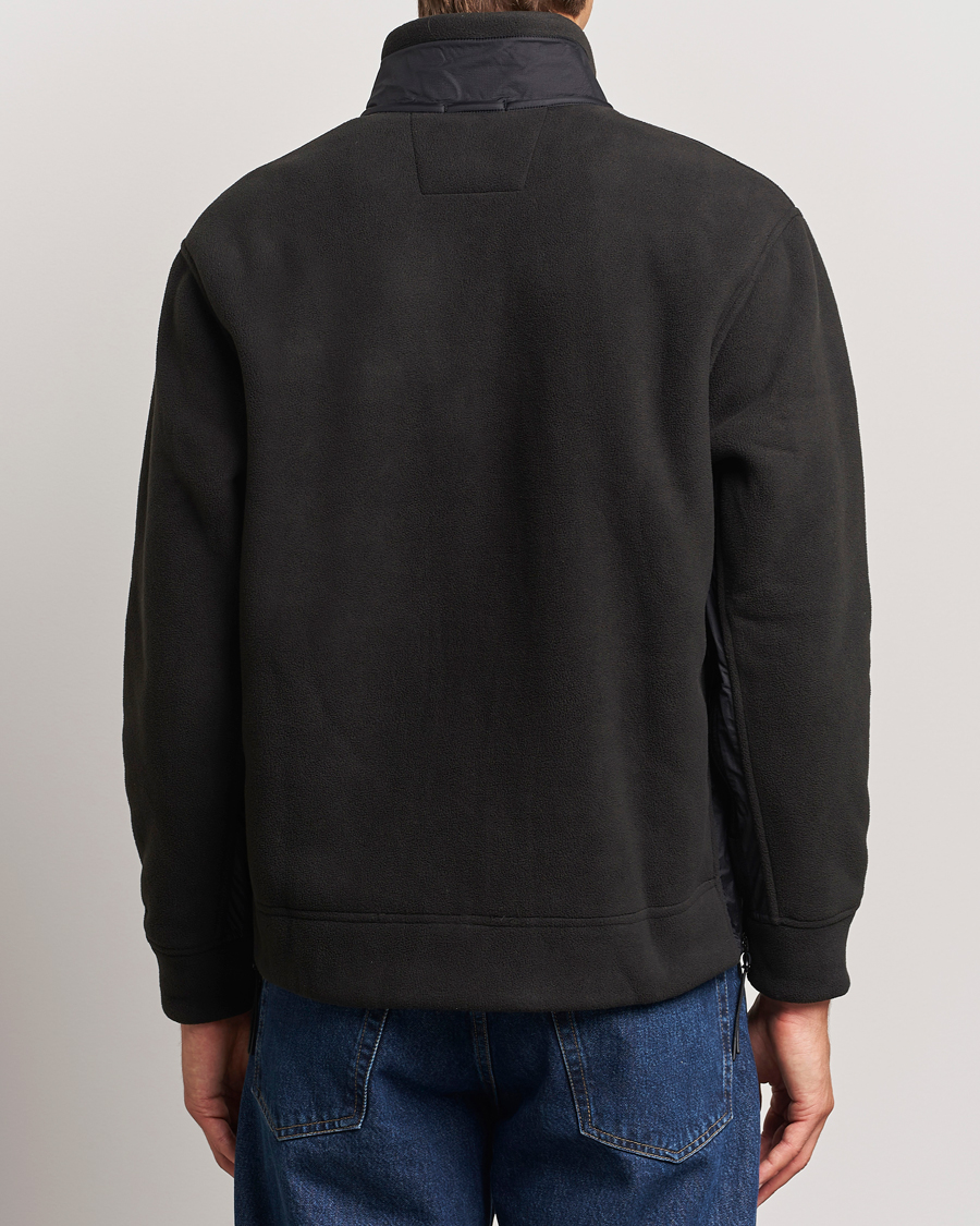 Men | Sweaters & Knitwear | C.P. Company | Metropolis Polar Fleece Pertex Zip Black