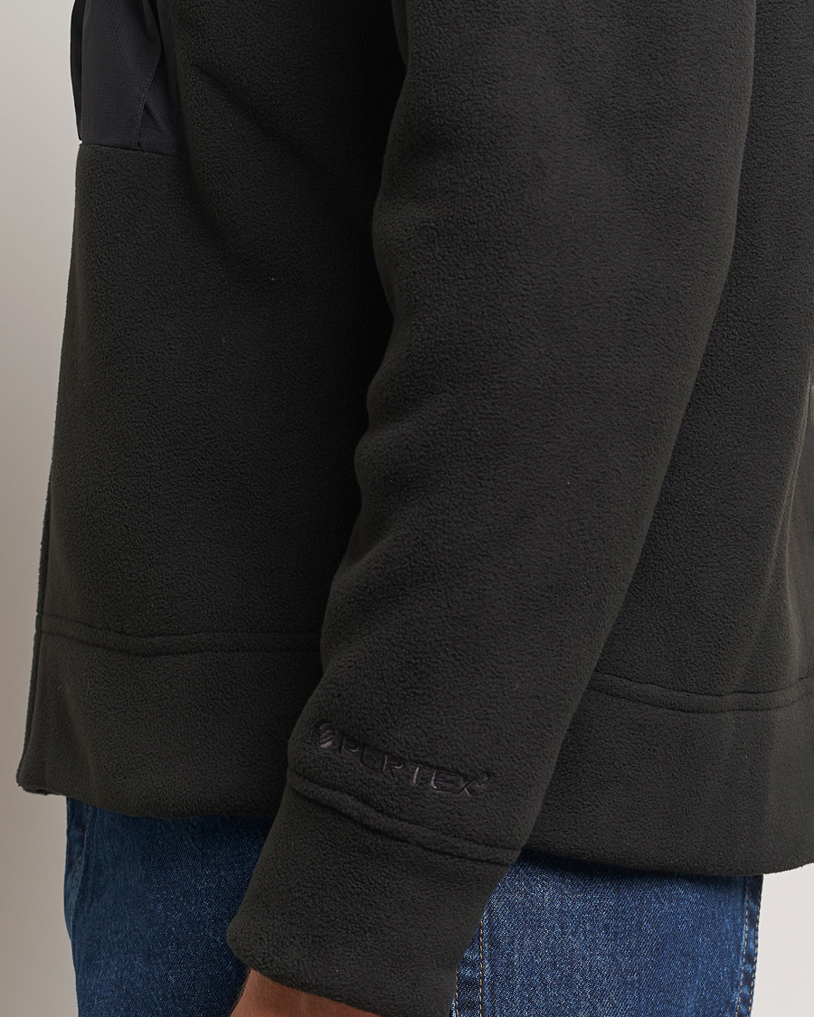 Men | Sweaters & Knitwear | C.P. Company | Metropolis Polar Fleece Pertex Zip Black