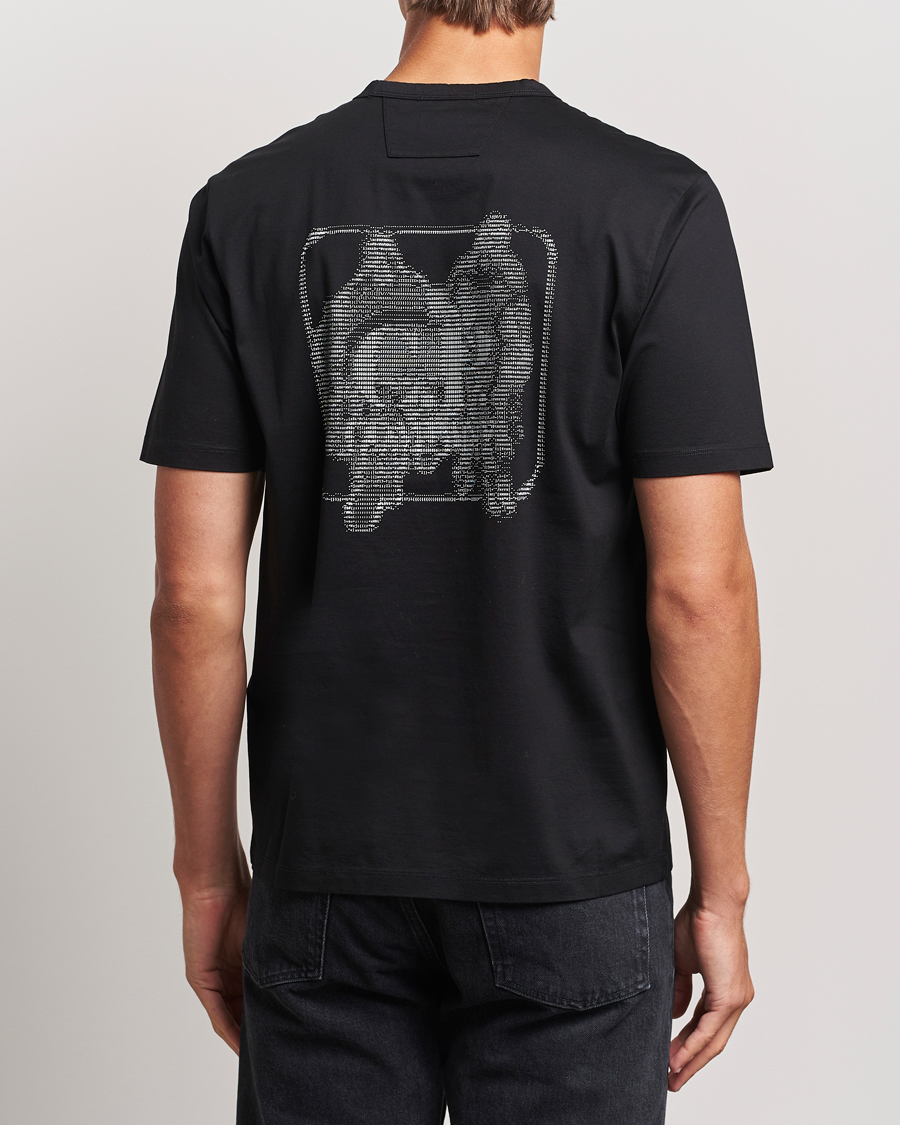 Men | T-Shirts | C.P. Company | Metropolis Mercerized Back Logo T-Shirts Black