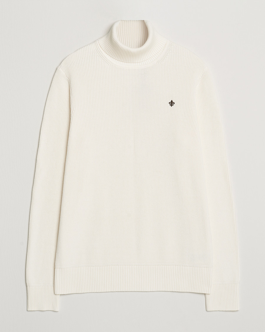 Men | Sweaters & Knitwear | Morris | Bernard Cotton Rollneck White