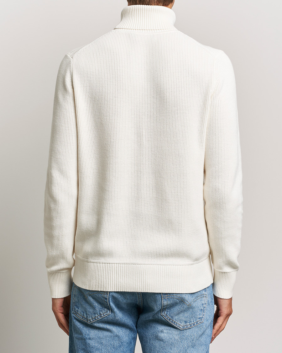 Men | Sweaters & Knitwear | Morris | Bernard Cotton Rollneck White