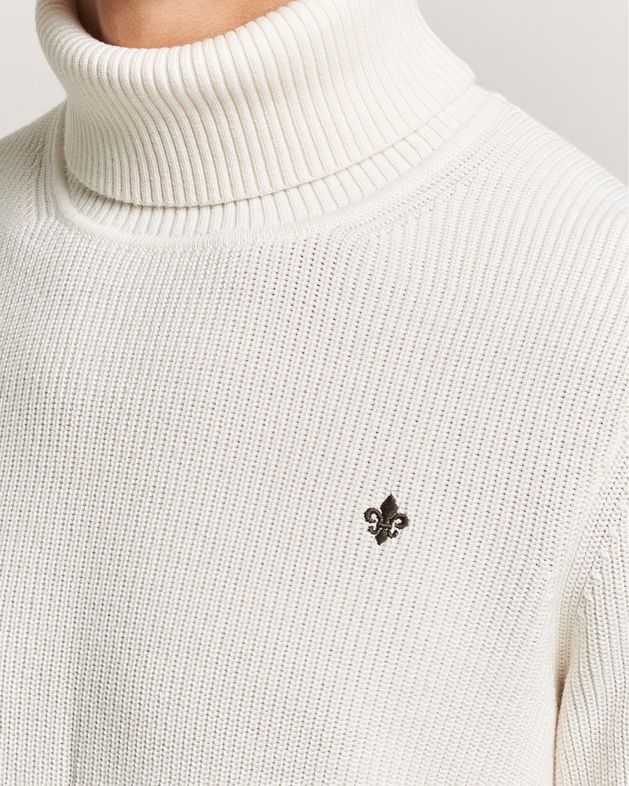 Men | Sweaters & Knitwear | Morris | Bernard Cotton Rollneck White