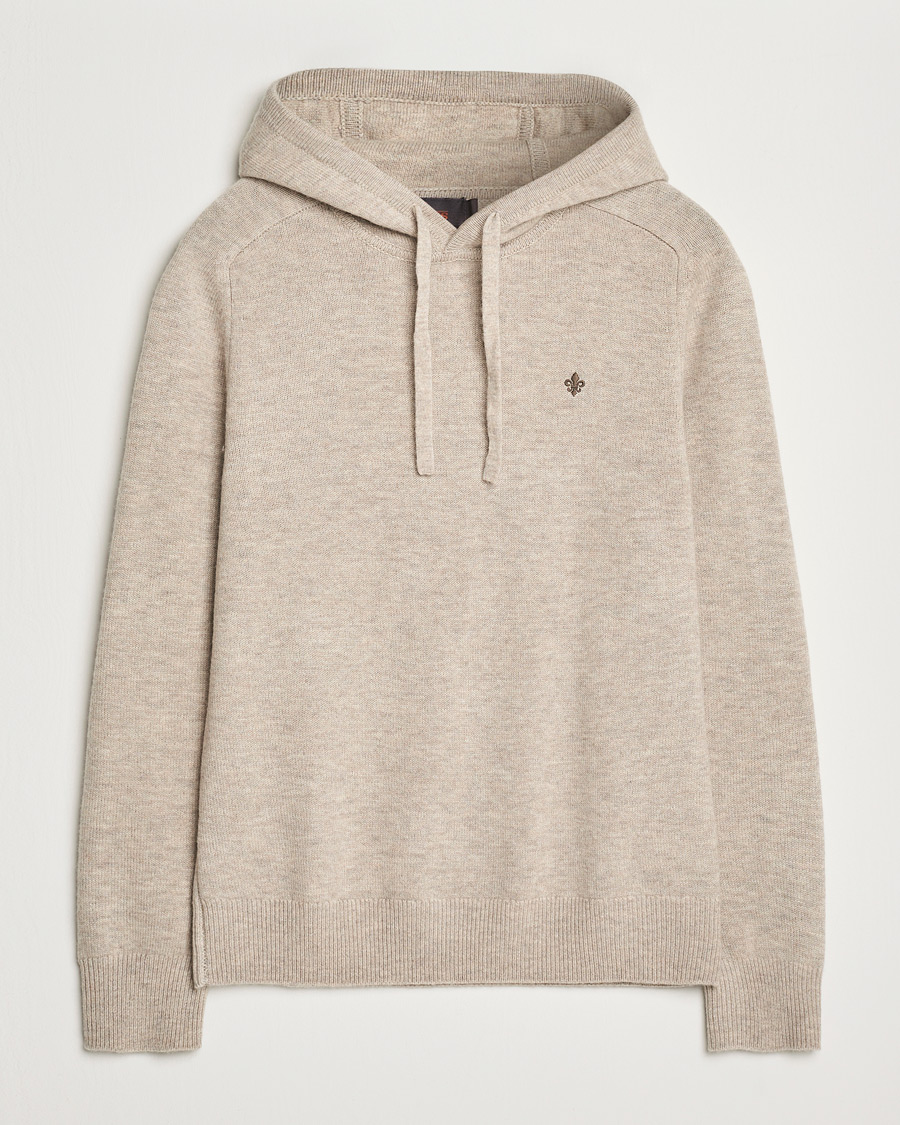 Men | Sweaters & Knitwear | Morris | Hertford Merino Hoodie Khaki