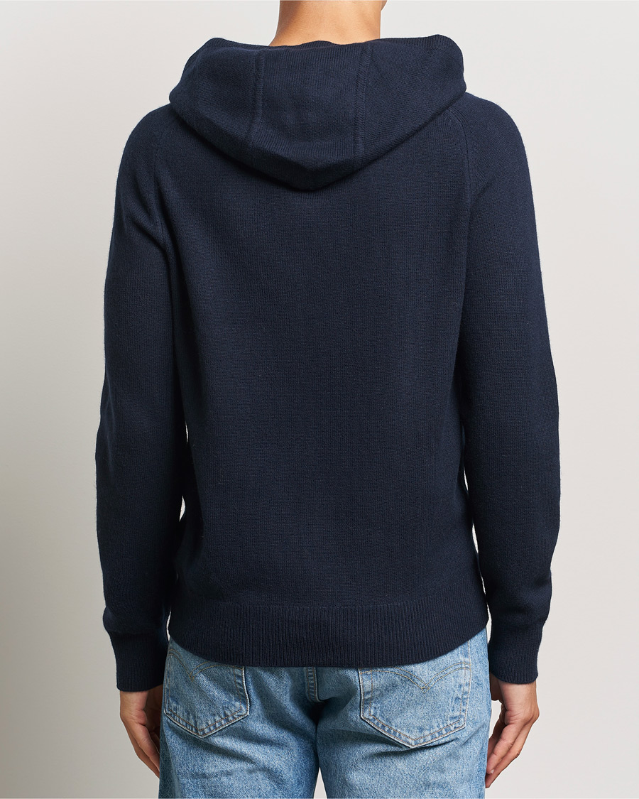 Men | Sweaters & Knitwear | Morris | Hertford Merino Hoodie Navy