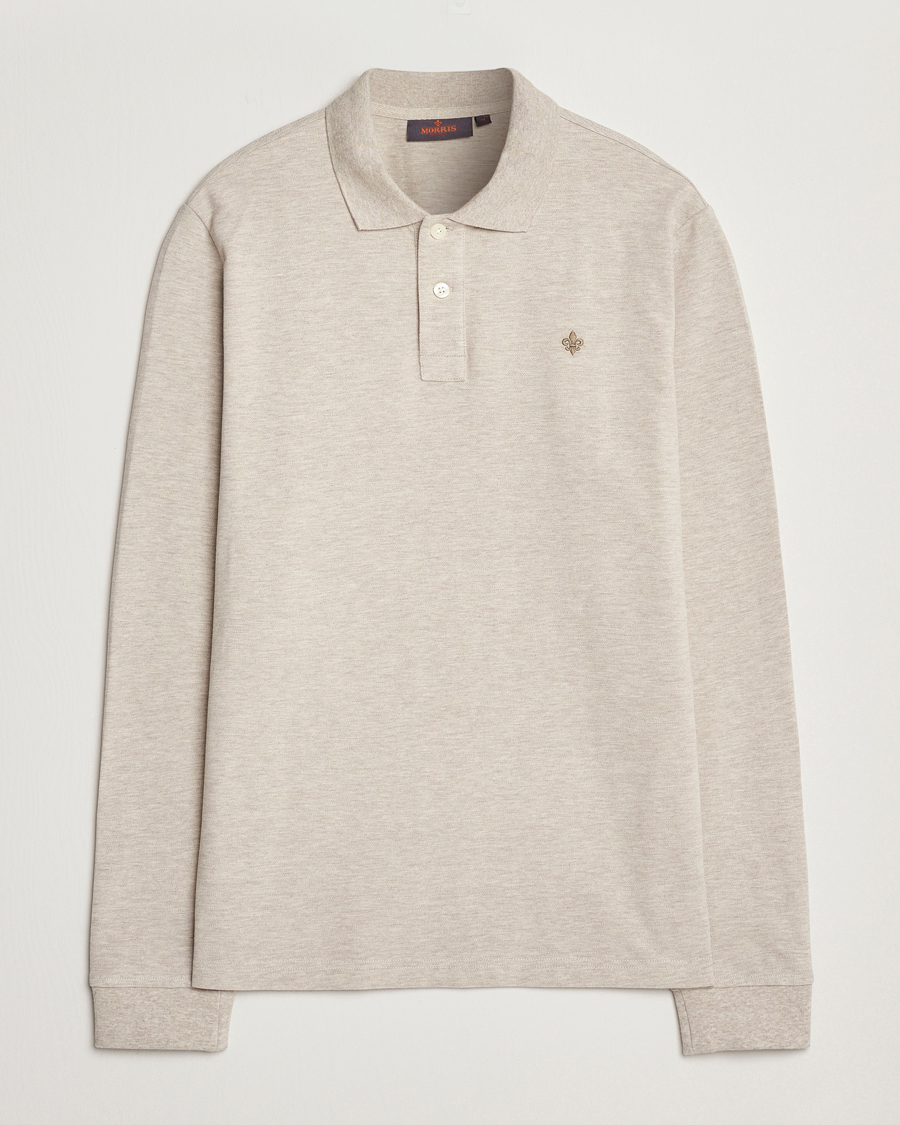Men | Sweaters & Knitwear | Morris | Camden Long Sleeve Polo Khaki