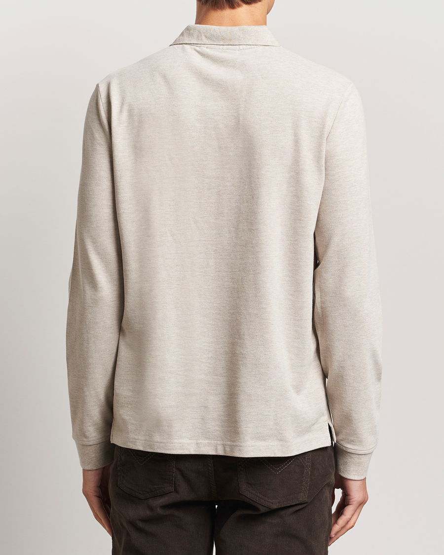 Men | Sweaters & Knitwear | Morris | Camden Long Sleeve Polo Khaki