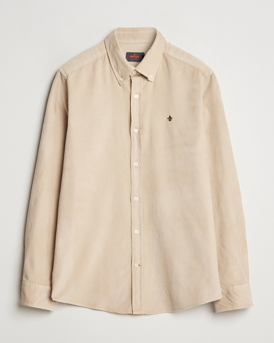 Men | Shirts | Morris | Douglas Corduroy Shirt Khaki