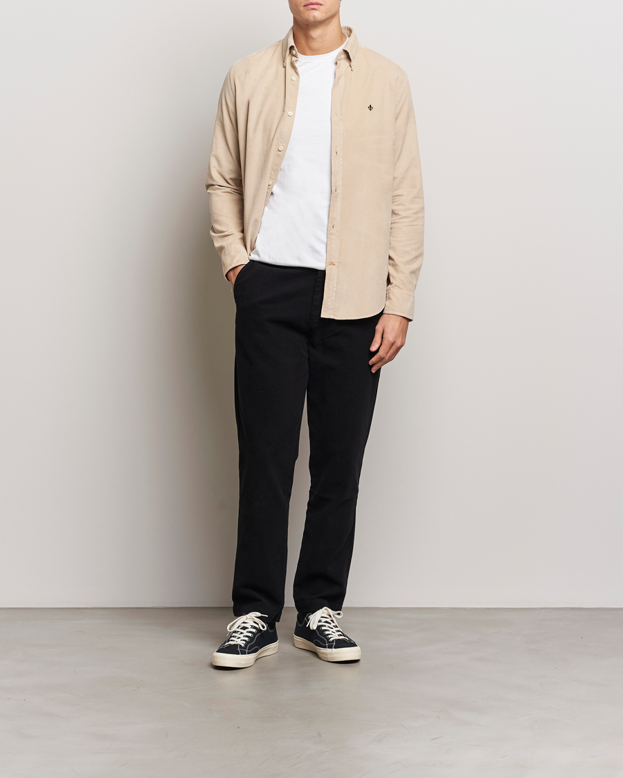 Men | Shirts | Morris | Douglas Corduroy Shirt Khaki