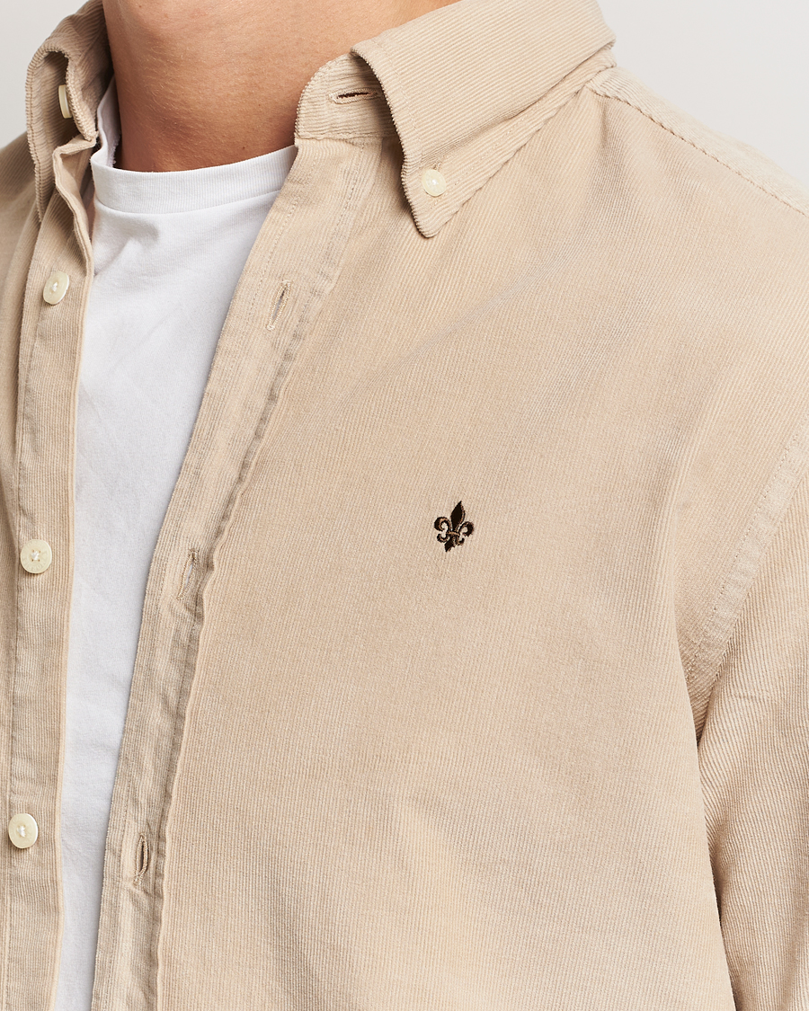 Men | Shirts | Morris | Douglas Corduroy Shirt Khaki