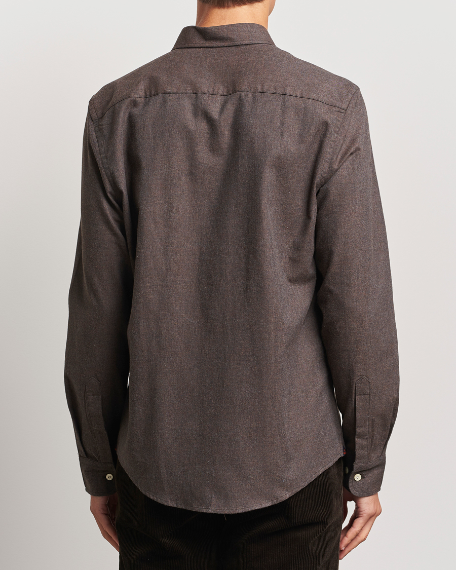 Men | Shirts | Morris | Watts Flannel Shirt Brown