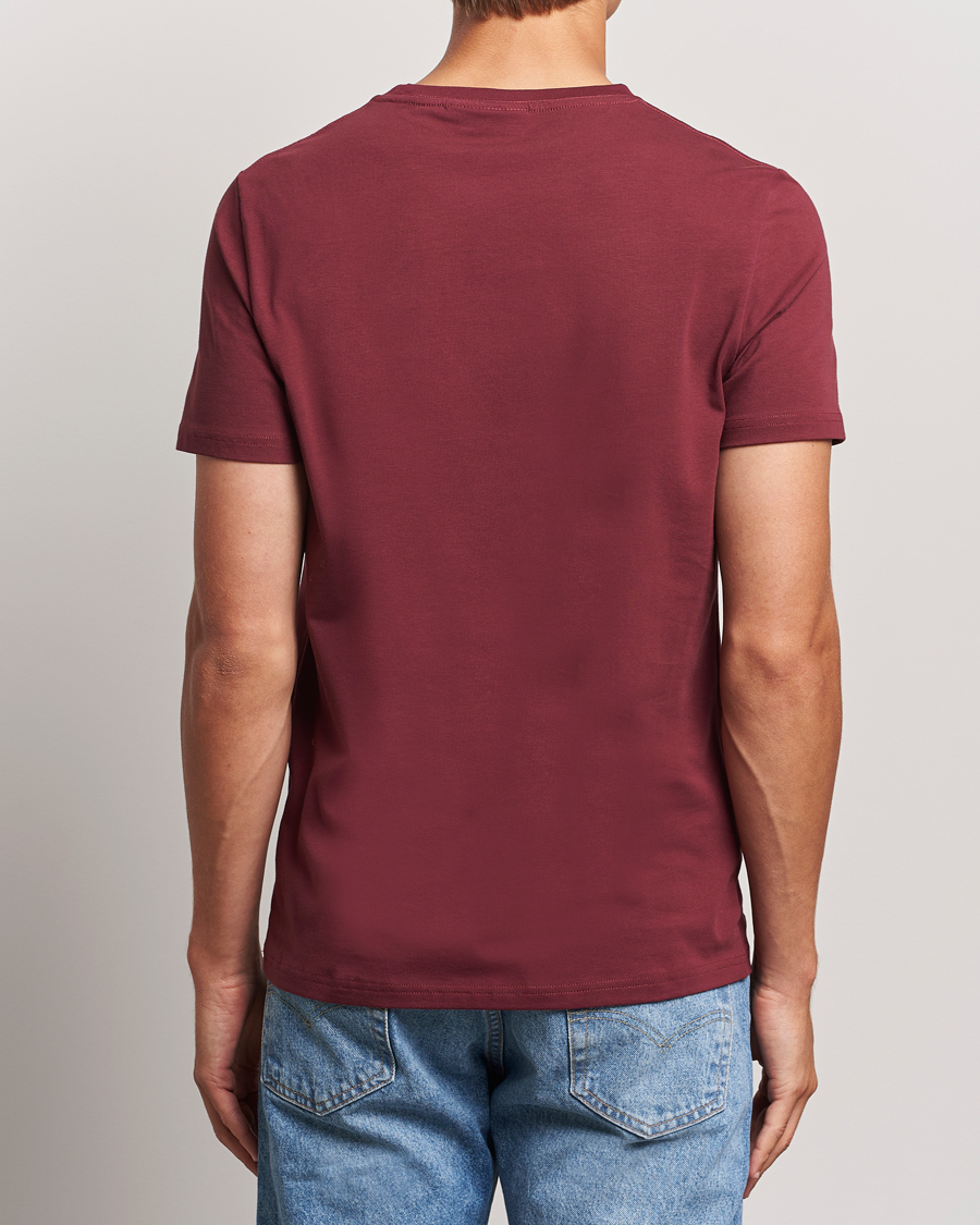 Men | T-Shirts | Morris | James Crew Neck Tee Wine Red