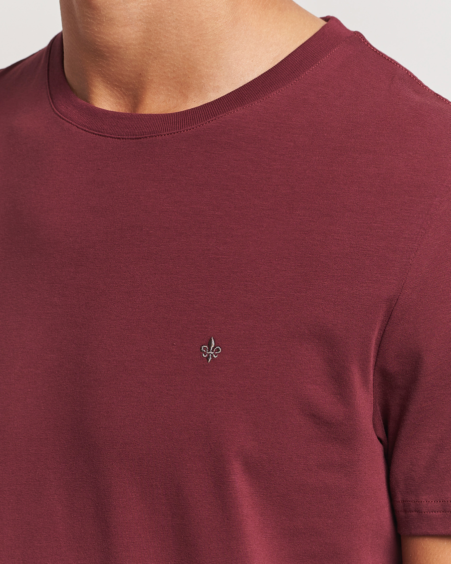 Men | T-Shirts | Morris | James Crew Neck Tee Wine Red