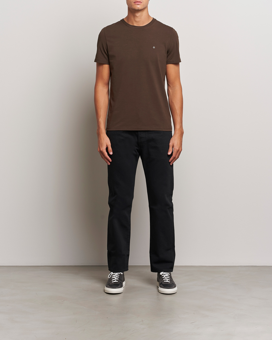 Men | T-Shirts | Morris | James Crew Neck Tee Brown