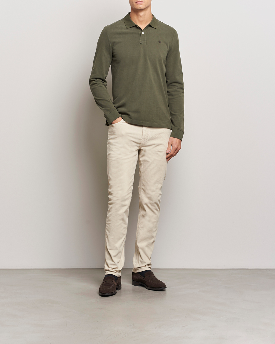 Men | Trousers | Morris | James Corduroy 5-Pocket Pant Off White