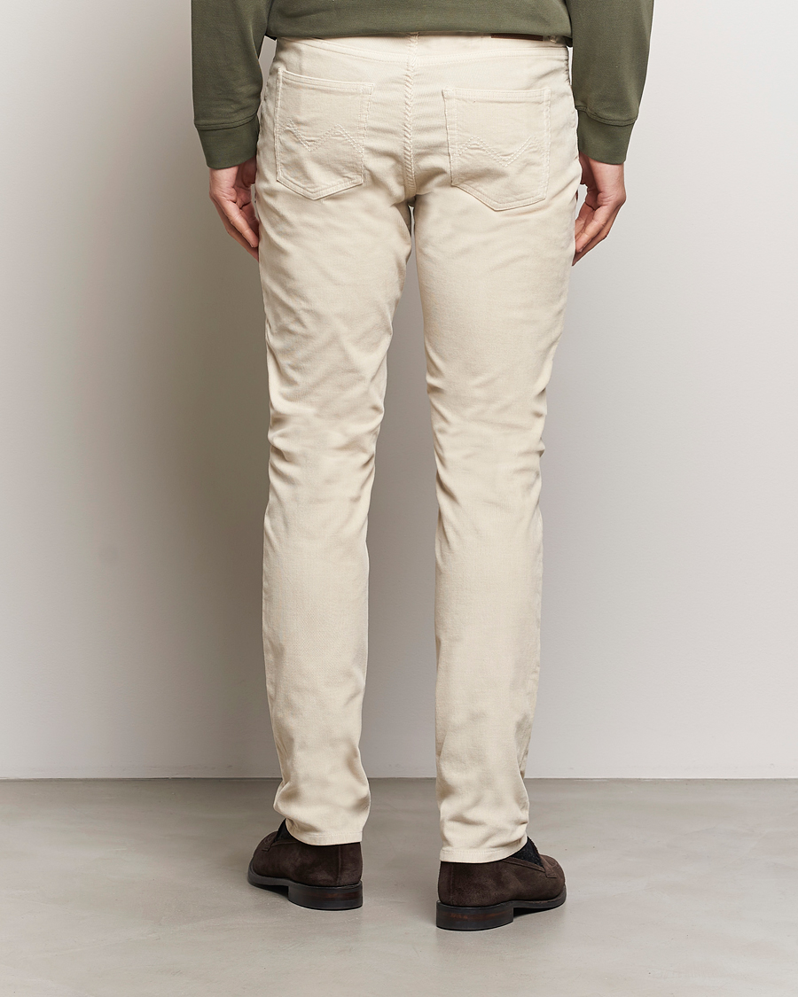 Men | Trousers | Morris | James Corduroy 5-Pocket Pant Off White
