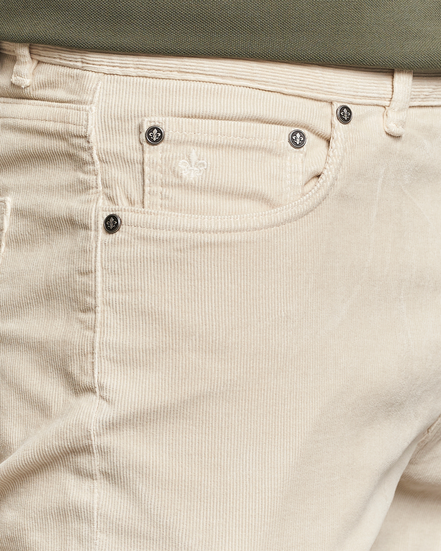 Men | Trousers | Morris | James Corduroy 5-Pocket Pant Off White
