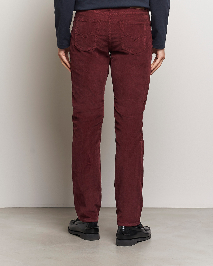 Men | Trousers | Morris | James Corduroy 5-Pocket Pant Wine Red
