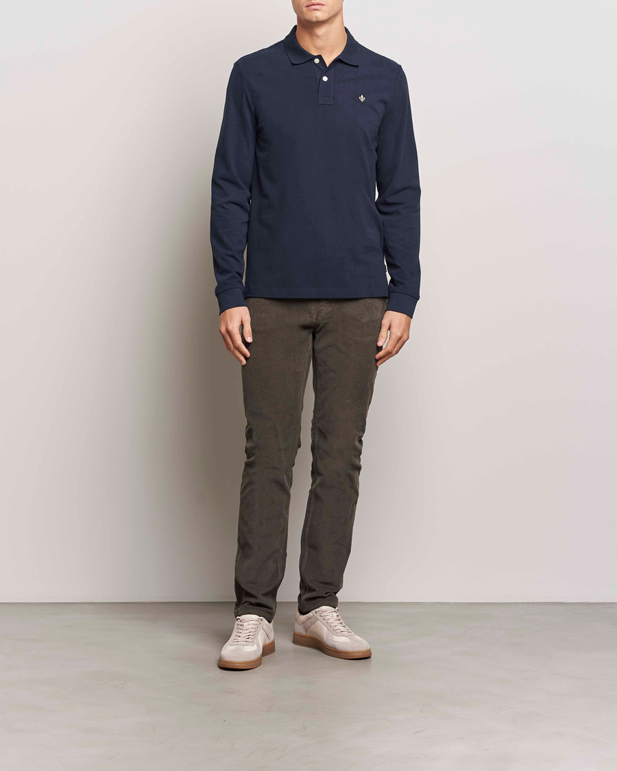 Men | Trousers | Morris | James Corduroy 5-Pocket Pant Olive