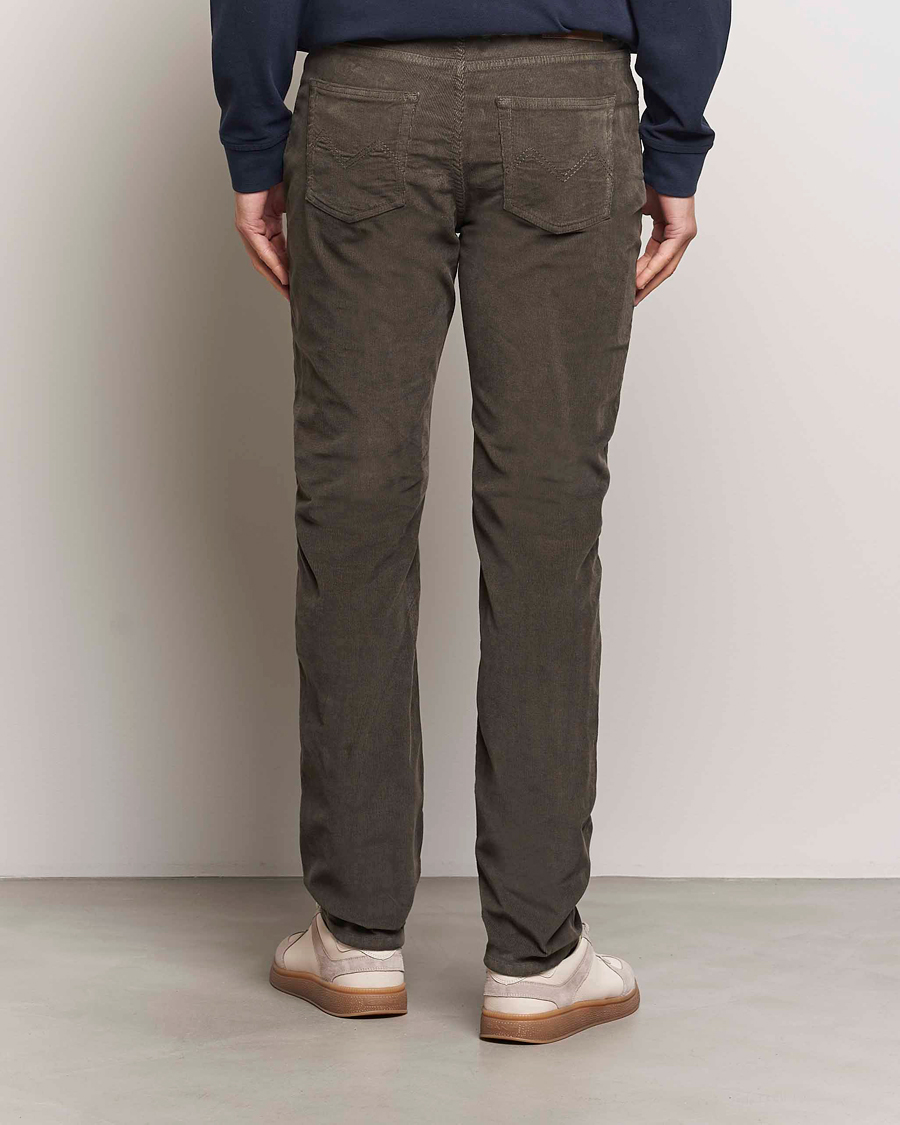 Men | Trousers | Morris | James Corduroy 5-Pocket Pant Olive