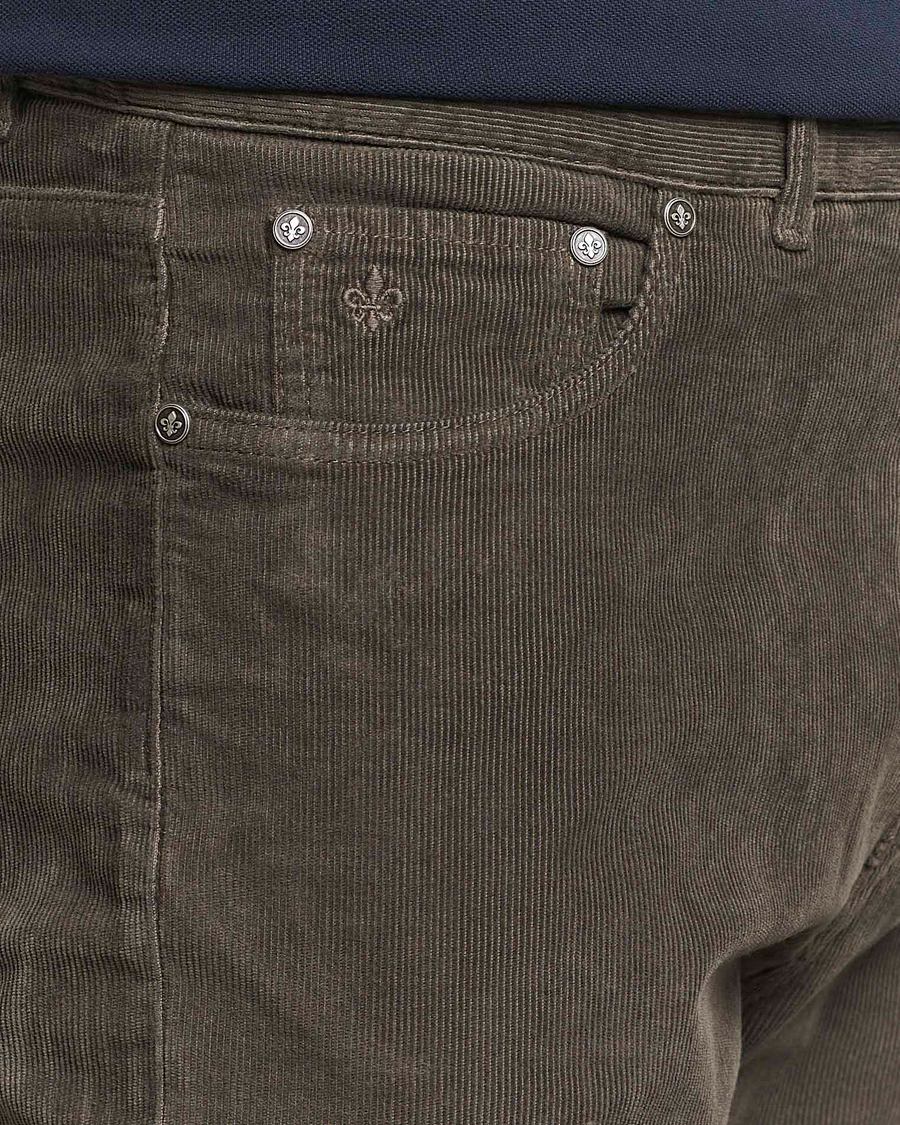 Men | Trousers | Morris | James Corduroy 5-Pocket Pant Olive