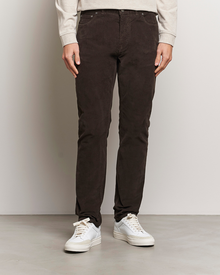 Men | Trousers | Morris | James Corduroy 5-Pocket Pant Brown