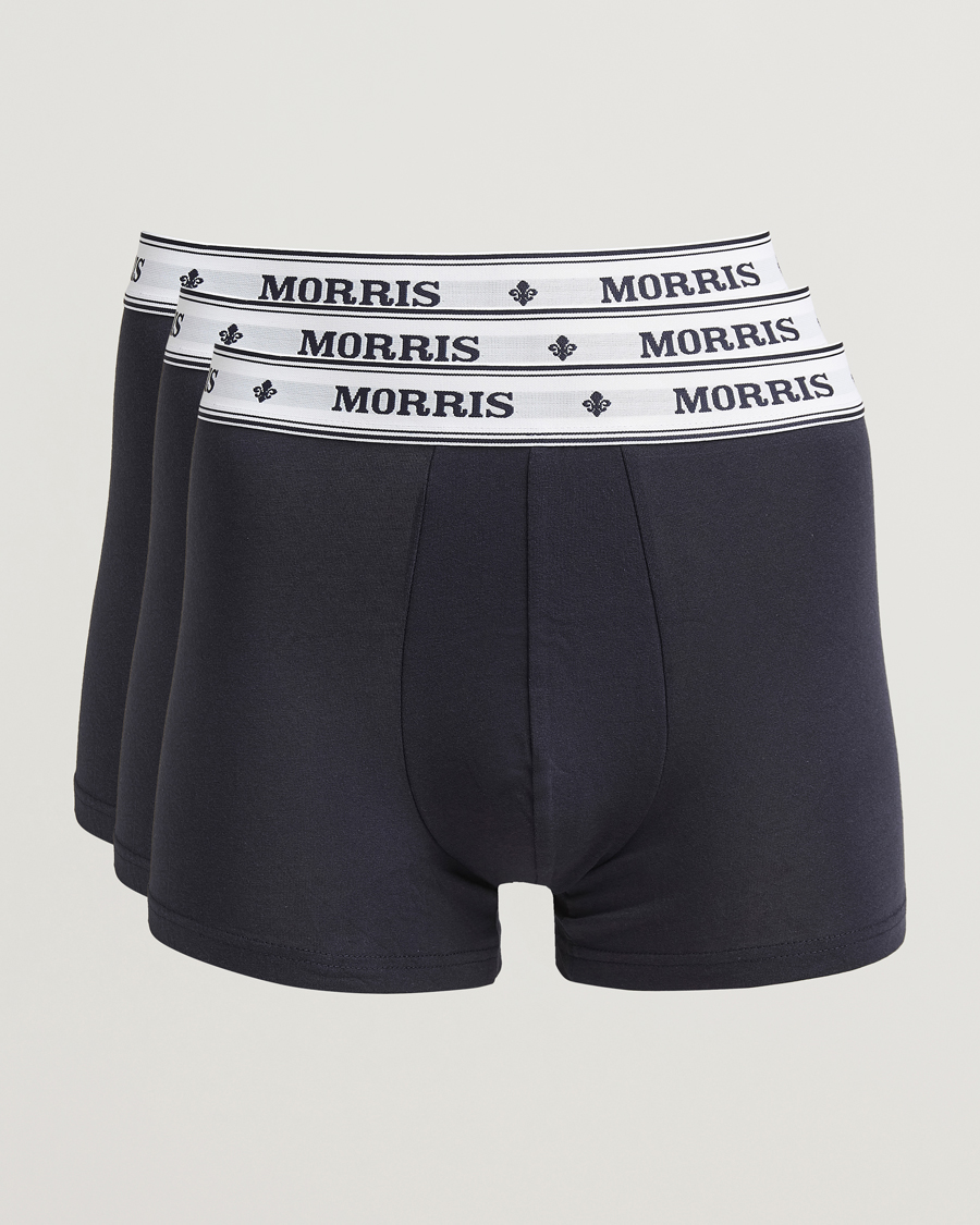 Men | Underwear & Socks | Morris | 3-Pack Boxer Briefs Navy