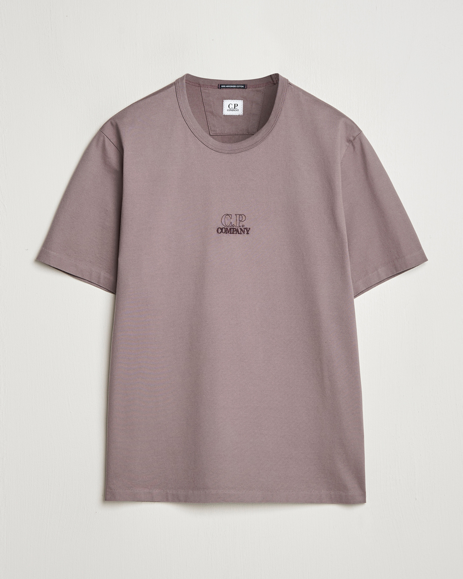 Men | T-Shirts | C.P. Company | Mercerized Jersey Twisted T-Shirt Washed Purple
