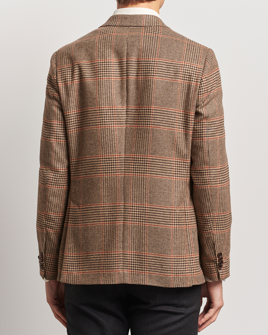 Men | Blazers | Morris Heritage | Prince of Wales Tweed Blazer Brown