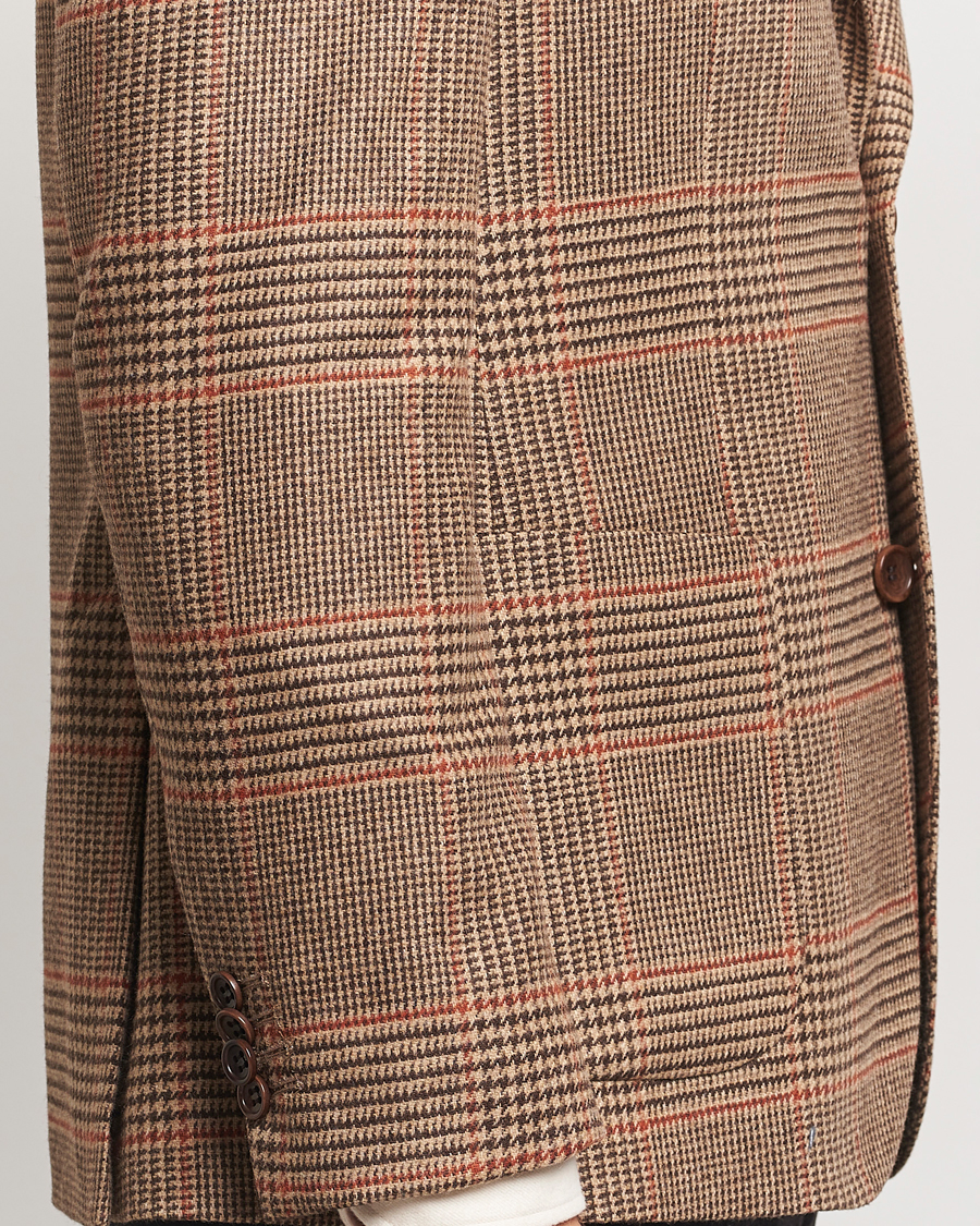 Men | Blazers | Morris Heritage | Prince of Wales Tweed Blazer Brown