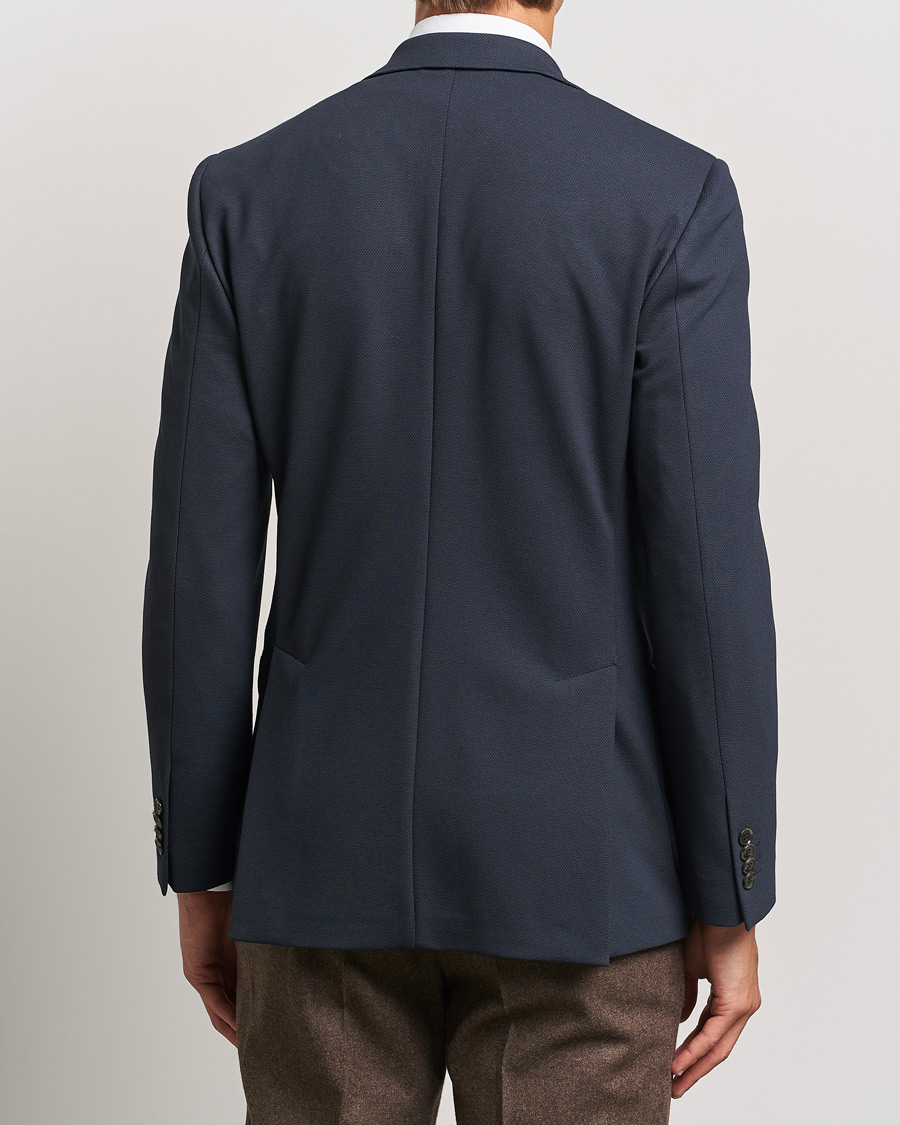 Men | Blazers | Morris Heritage | Soft Jersey Blazer Navy