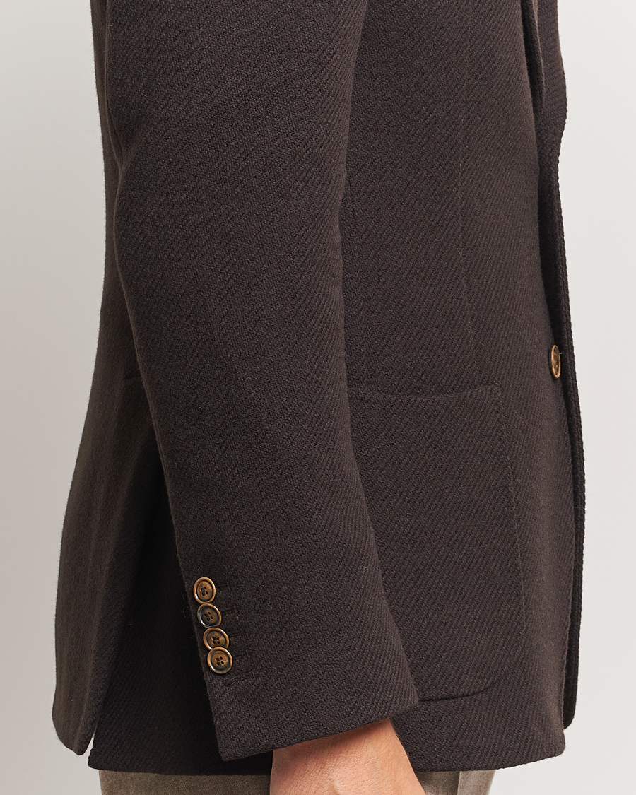 Men | Blazers | Morris Heritage | Soft Lambswool Blazer Brown