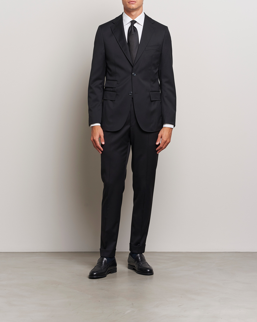 Men | Trousers | Morris Heritage | Morris Jack Prestige Trousers Black