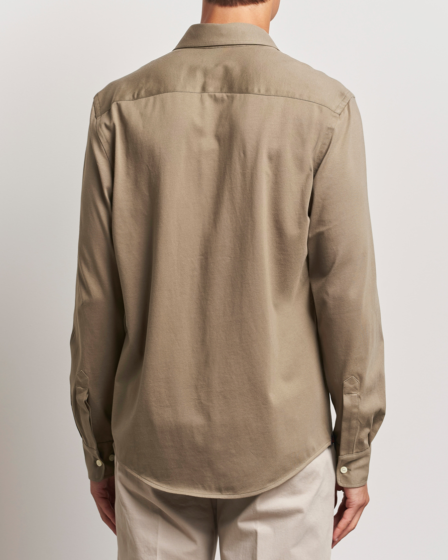 Men | Shirts | Morris | Dressed Jersey Shirt Olive