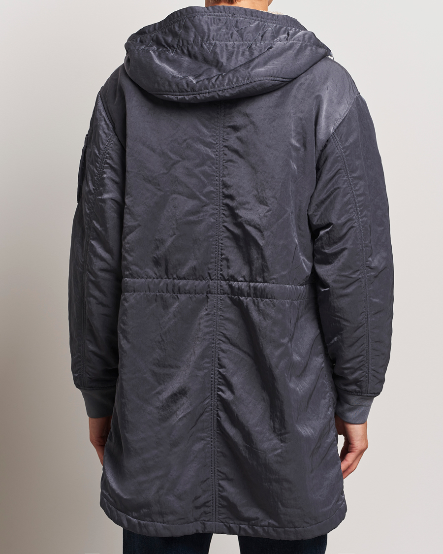 Men | Coats & Jackets | C.P. Company | Nylon B Sherpa Lined Parka Grey