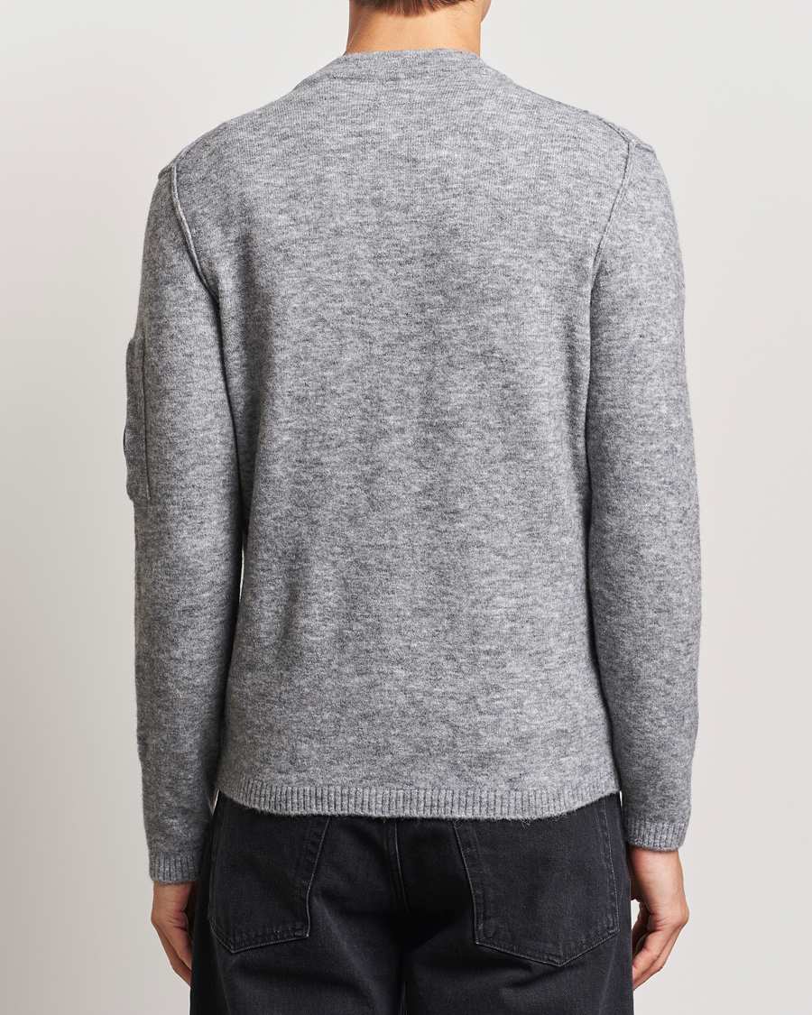 Men | Sweaters & Knitwear | C.P. Company | Alpaca/Wool Cardigan Grey Melange