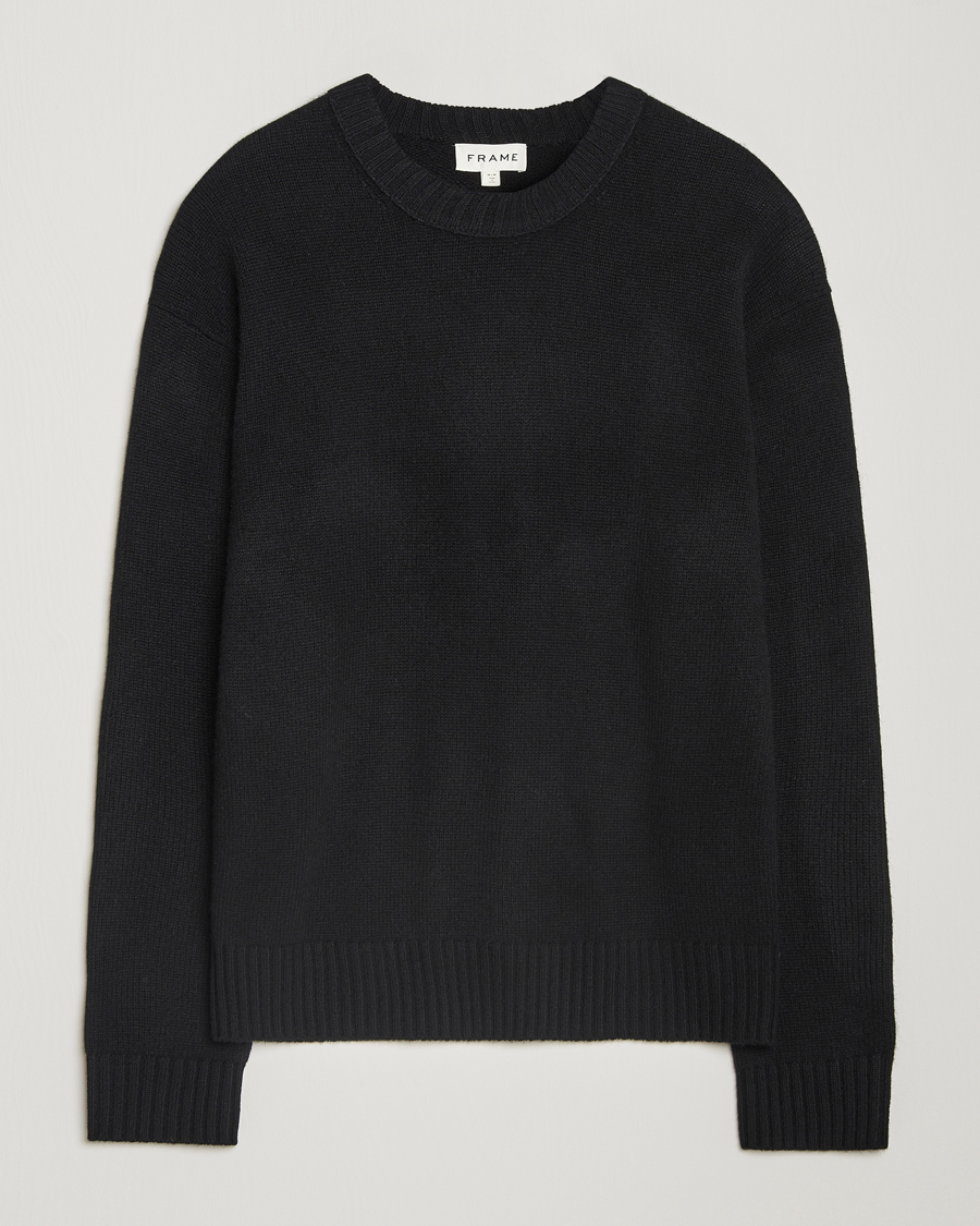 Men | Sweaters & Knitwear | FRAME | Cashmere Sweater Noir
