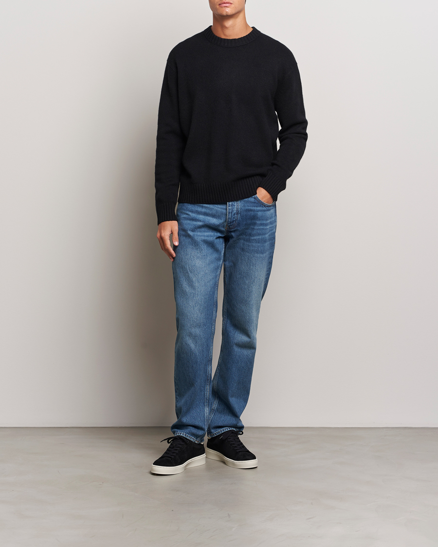 Men | Sweaters & Knitwear | FRAME | Cashmere Sweater Noir