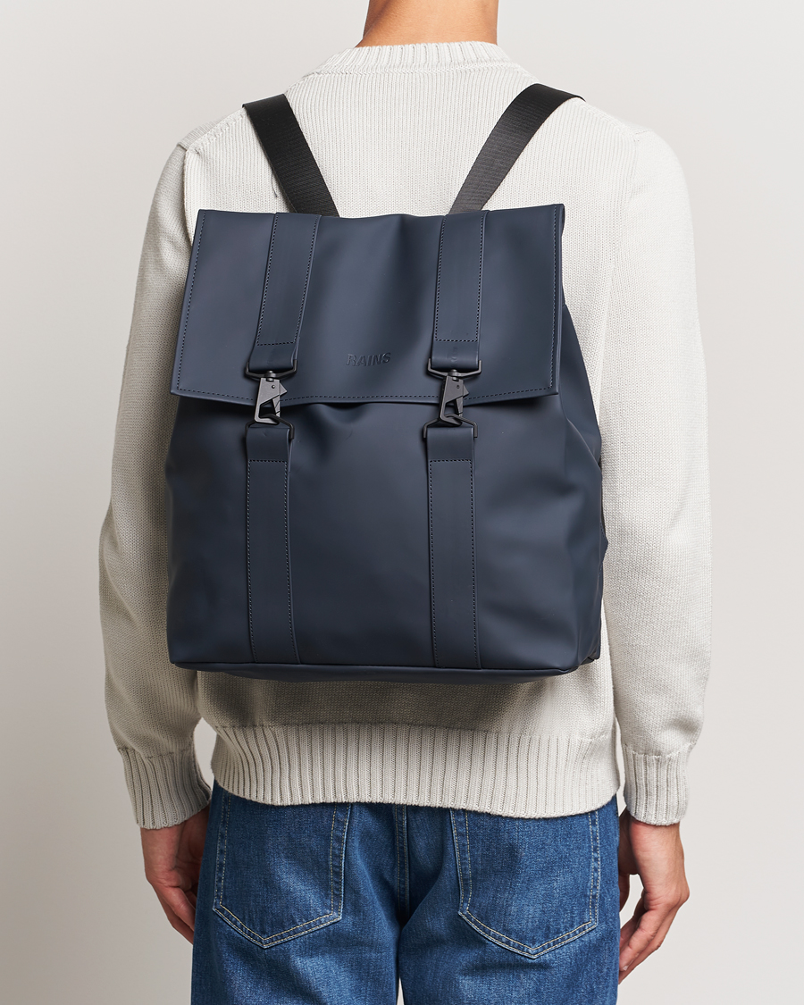 Men | Bags | RAINS | Messenger Bag Navy