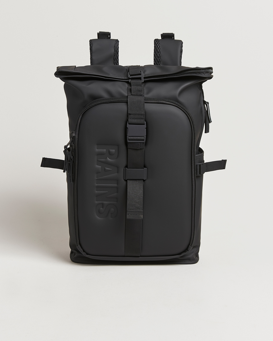 Men | RAINS Texel Moulded Backpack Black | RAINS | Texel Moulded Backpack Black