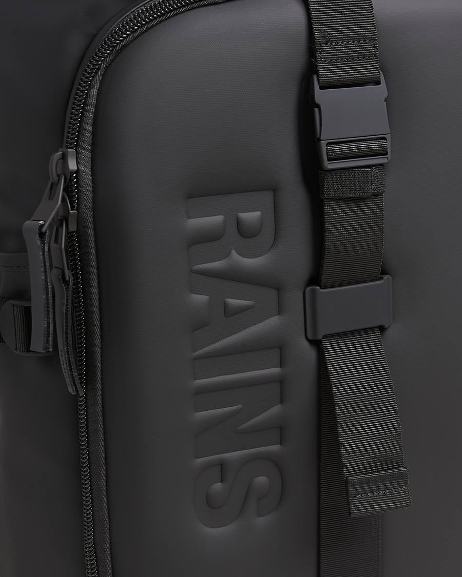 Men | RAINS Texel Moulded Backpack Black | RAINS | Texel Moulded Backpack Black