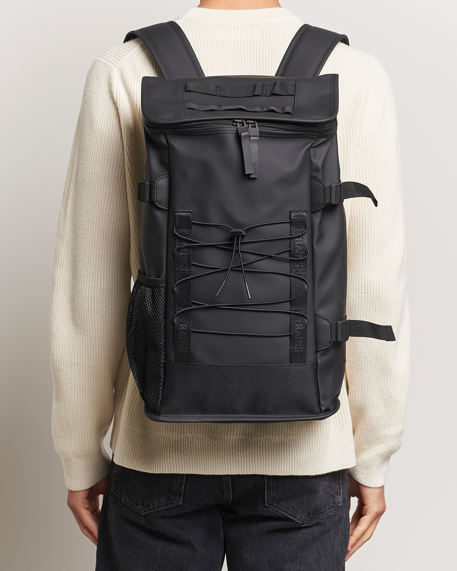 Men | Bags | RAINS | Trail Mountaineer Backpack Black
