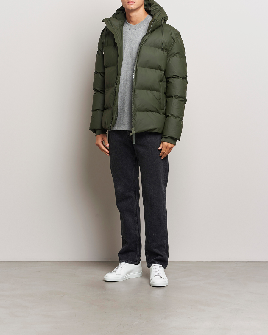 Men | Coats & Jackets | RAINS | Alta Puffer Jacket Green
