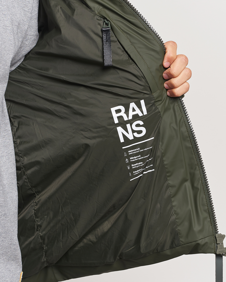 Men | Coats & Jackets | RAINS | Alta Puffer Jacket Green