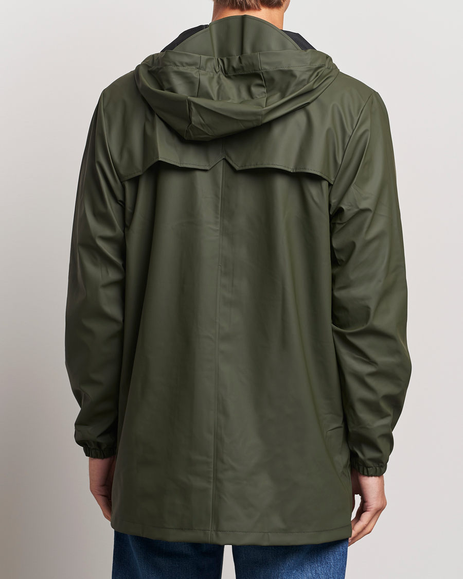 Men | Coats & Jackets | RAINS | Cargo Long Jacket Green