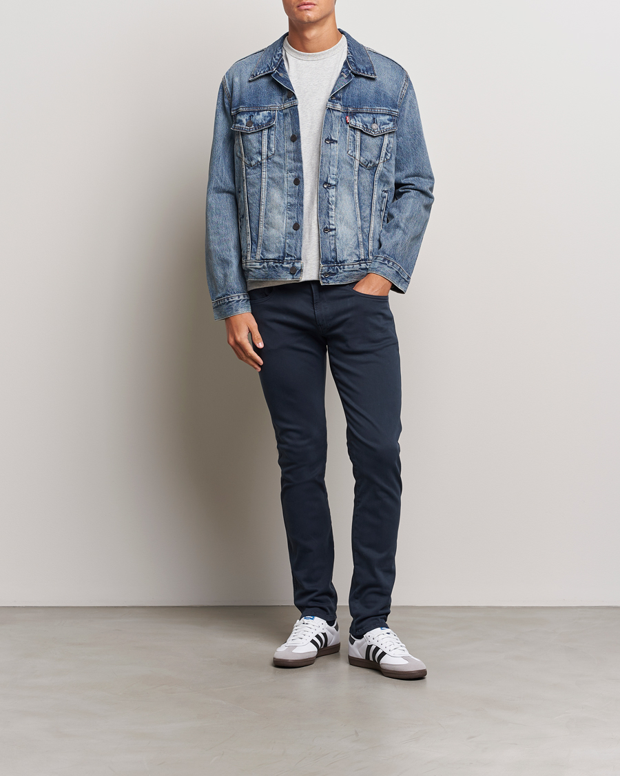 Men | Trousers | Replay | Anbass Hyperflex X.Lite 5-Pocket Pants Navy