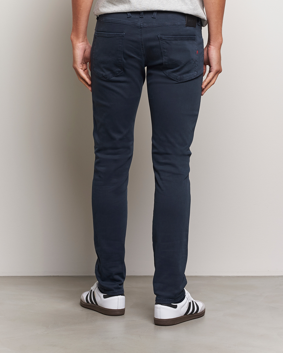 Men | Trousers | Replay | Anbass Hyperflex X.Lite 5-Pocket Pants Navy