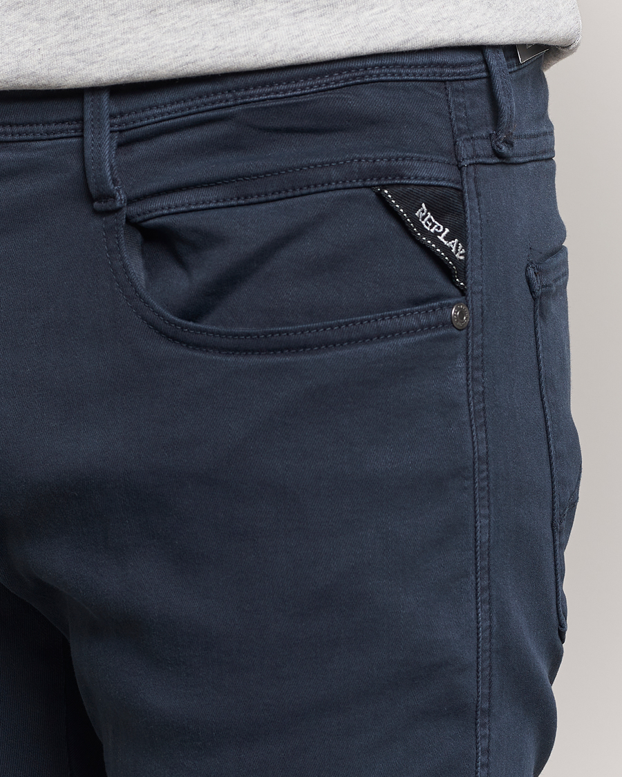 Men | Trousers | Replay | Anbass Hyperflex X.Lite 5-Pocket Pants Navy