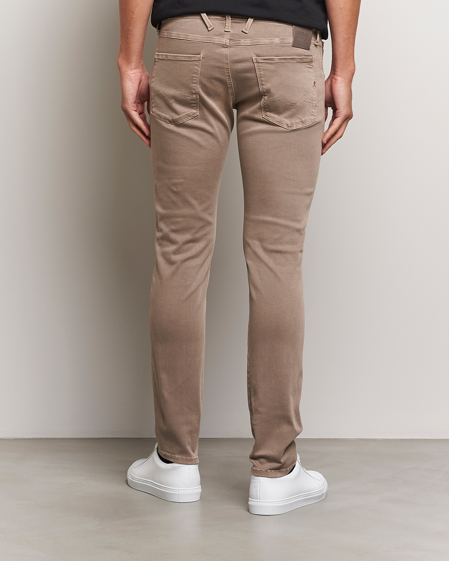 Men | Trousers | Replay | Anbass Hyperflex X.Lite 5-Pocket Pants Sand
